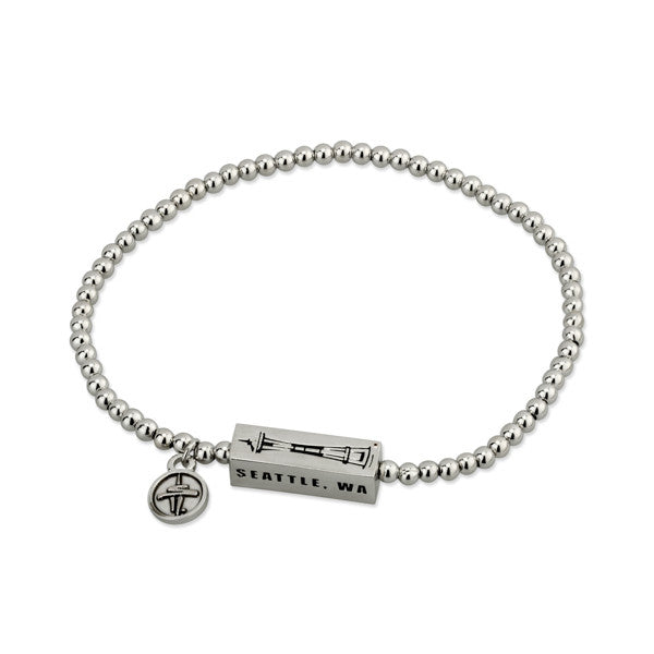 Space Needle Beaded Stretch Bracelets