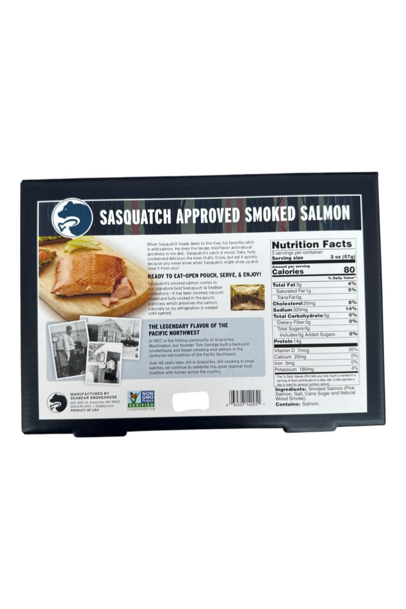 SeaBear Sasquatch Approved Smoked Salmon