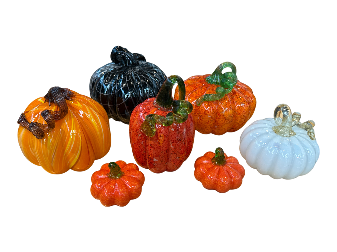 Handblown Glass Pumpkins