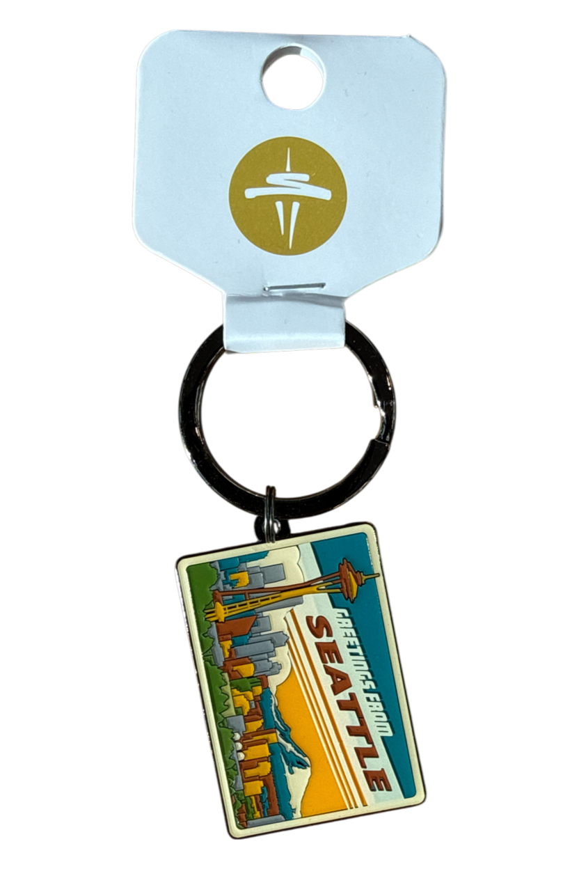 Greetings From Seattle Key Chain
