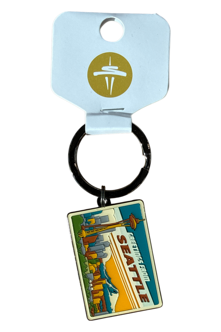 Greetings From Seattle Key Chain