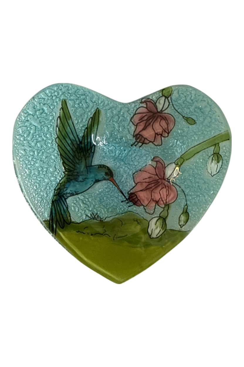 Decorative Glass Trinket Plates