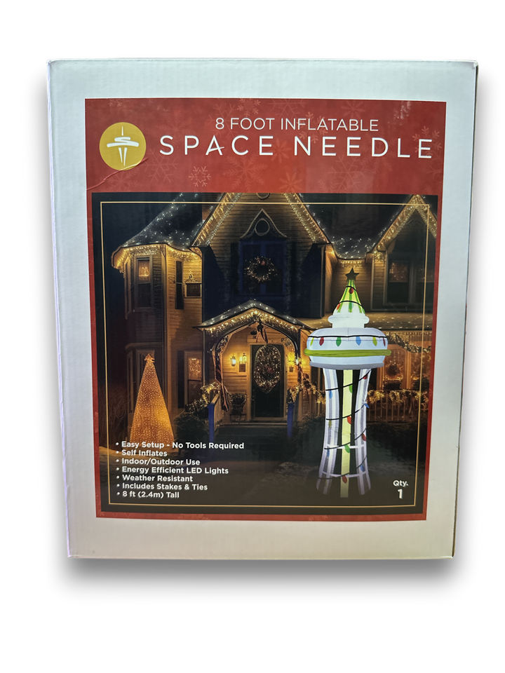 8' Inflatable Holiday Space Needle