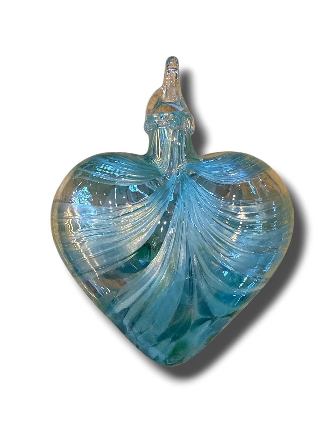 Handblown Glass Heart Ornaments