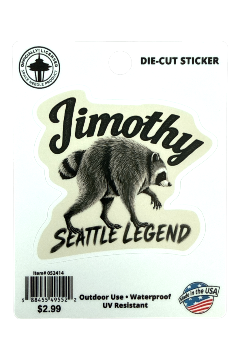 Jimothy the Seattle Legend Sticker