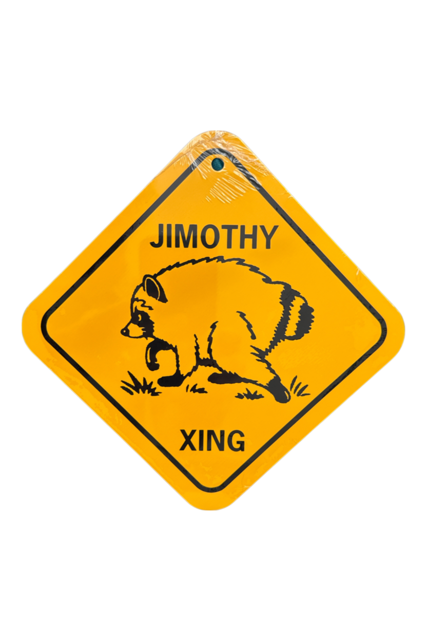 Jimothy Xing 6 x 6" Metal Sign