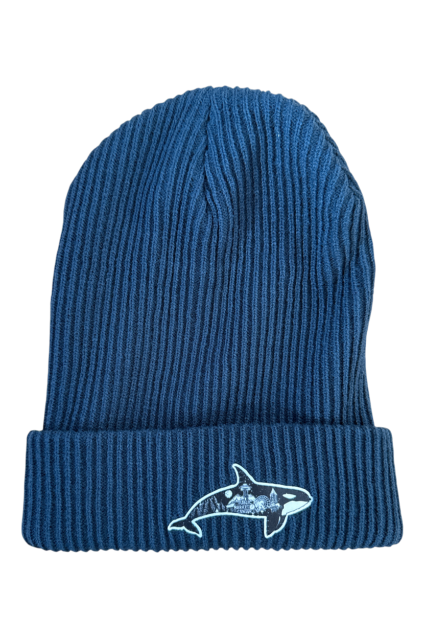 Orca Cuffed Ribbed Beanie