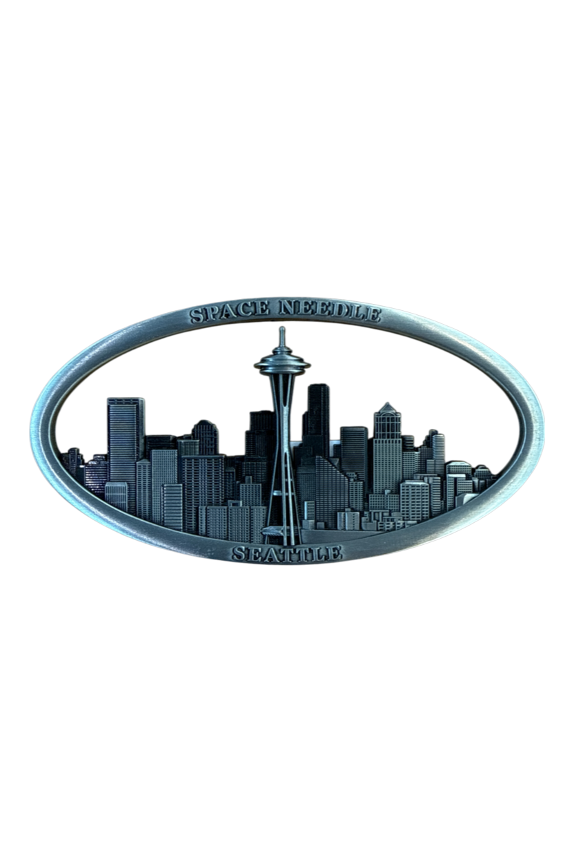 Oval Skyline Magnet