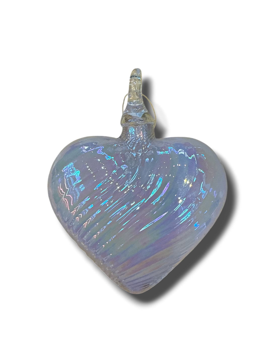 Handblown Glass Heart Ornaments