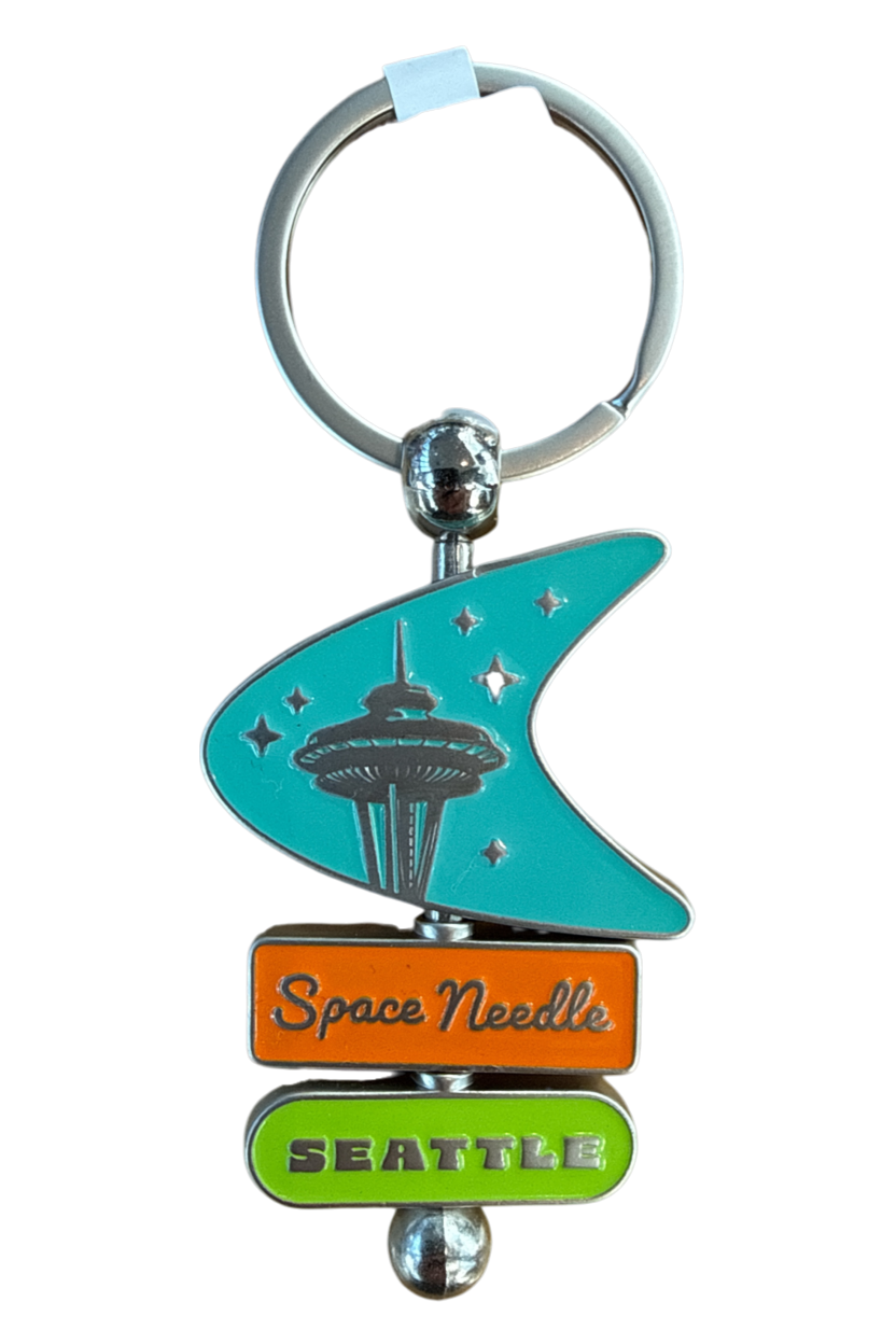 Retro Signs Spinner Key Chain