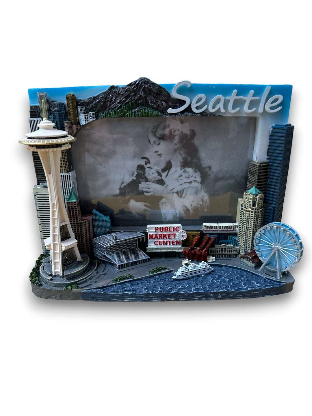 Resin Seattle Skyline Frame