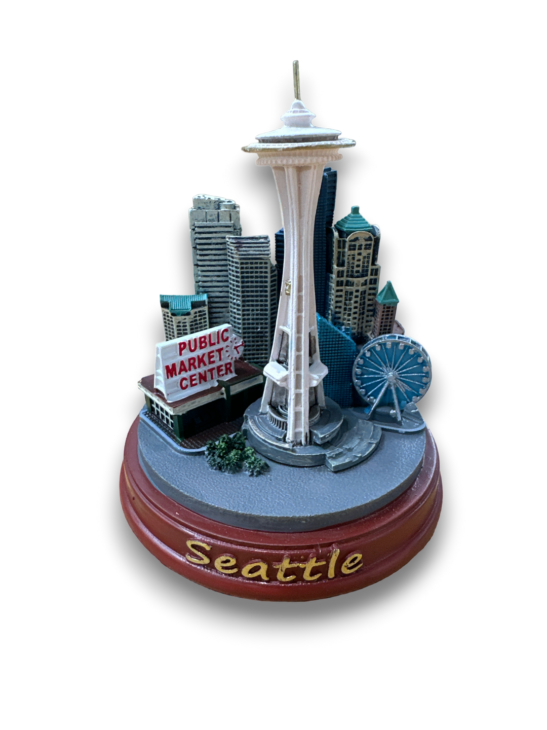 3.5" Resin Seattle Skyline Statue