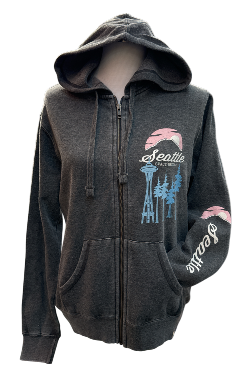 Space Needle Sunset Hoodie
