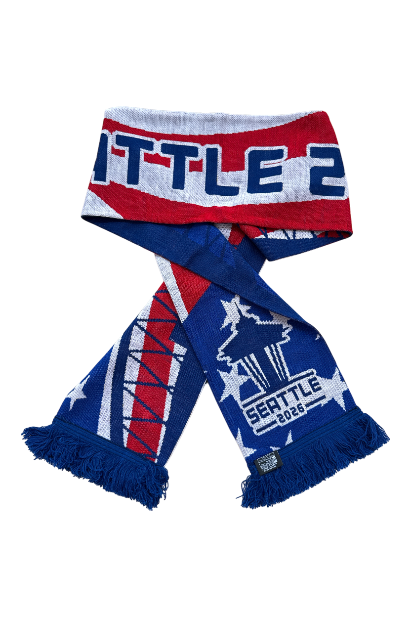 Seattle Soccer Scarf Americana 2026