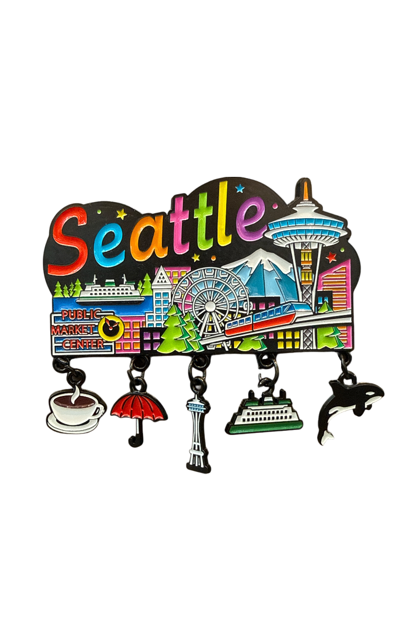 Seattle Charm Dangle Magnet