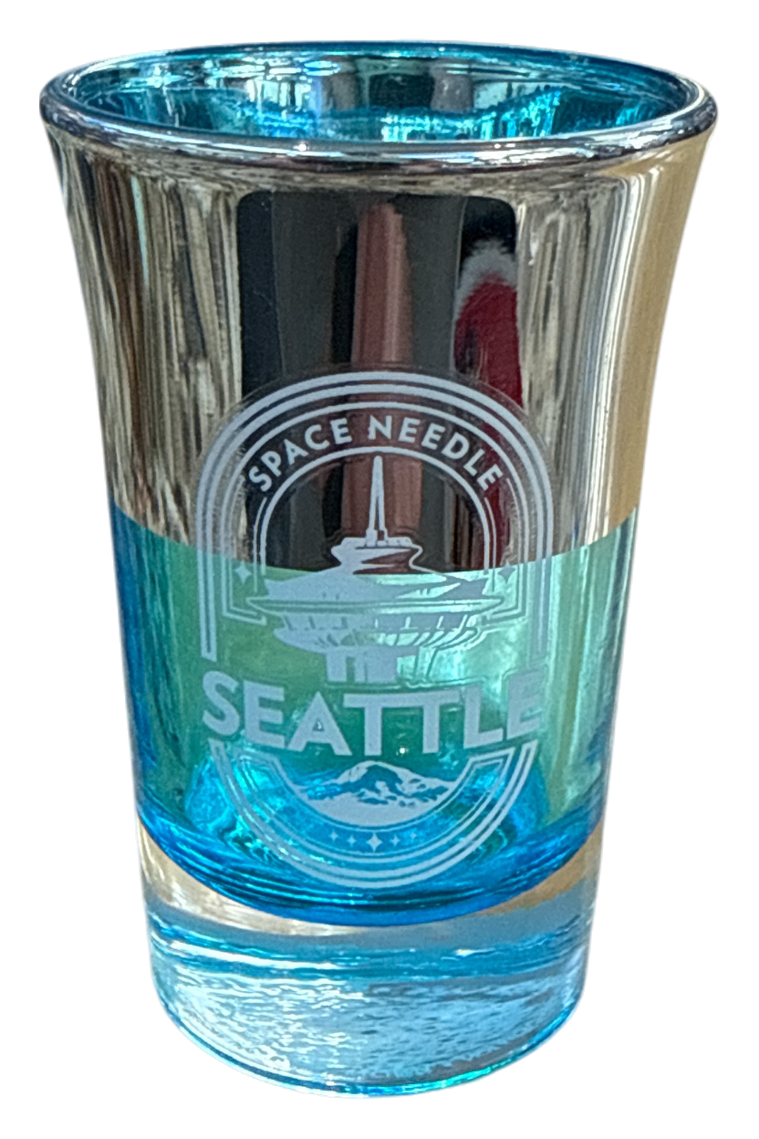 Seattle Electroplated Shot Glass
