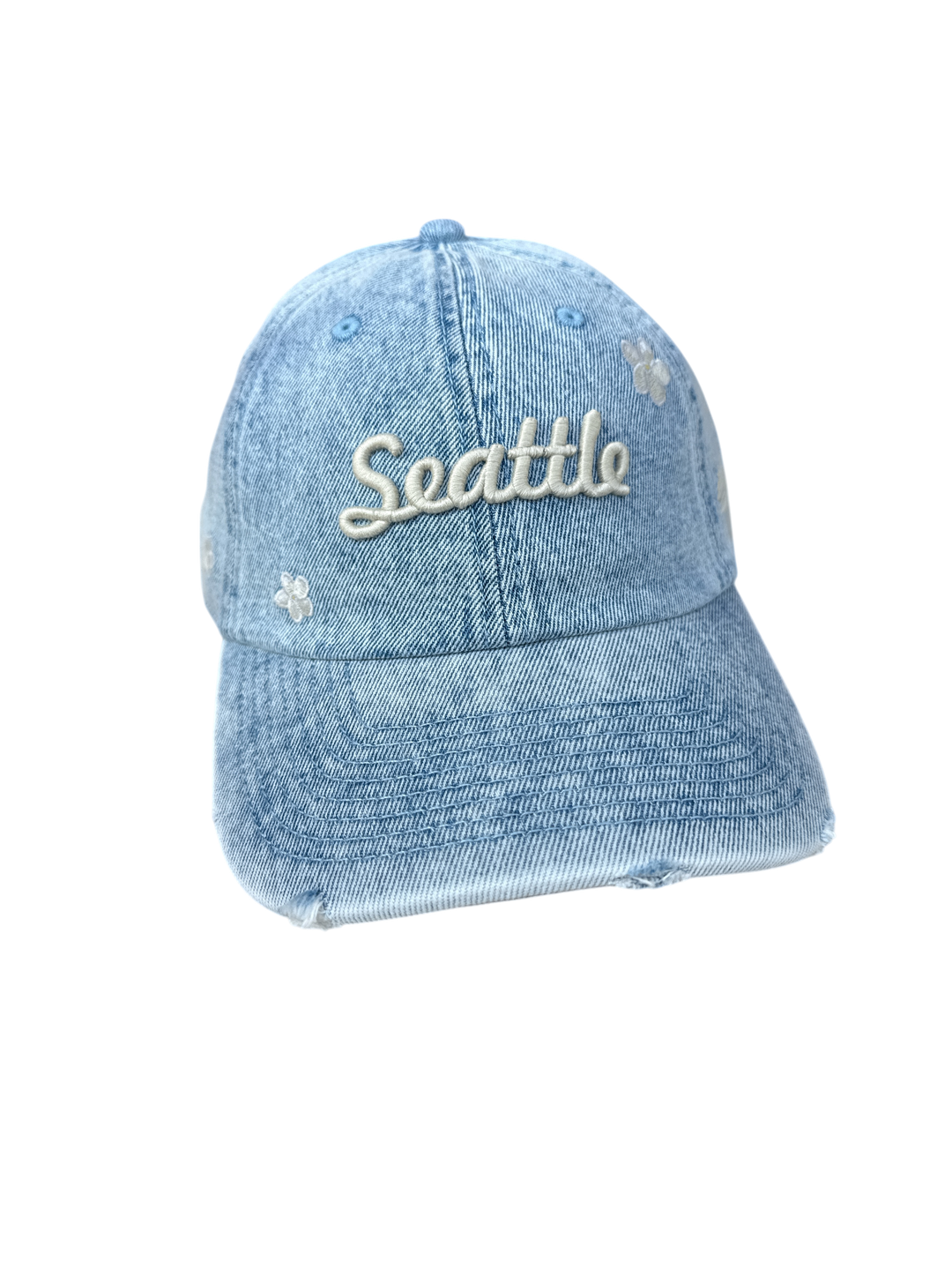 Seattle Floral Denim Hat