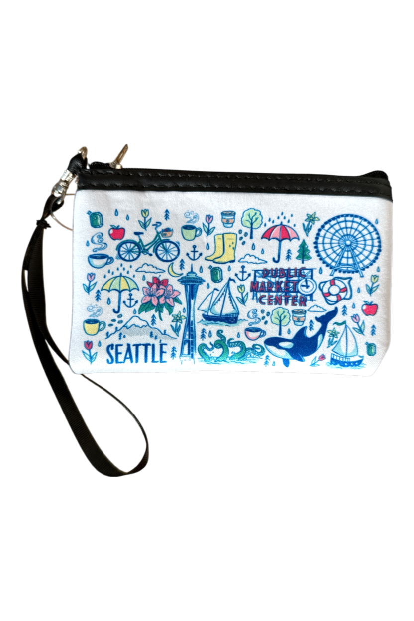Seattle Icons Wristlet Pouch