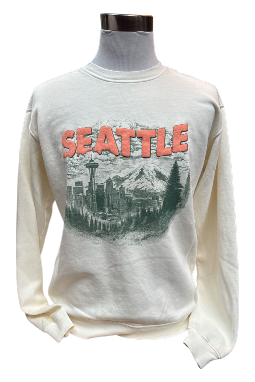 Seattle Ivory Crew Neck Shirt