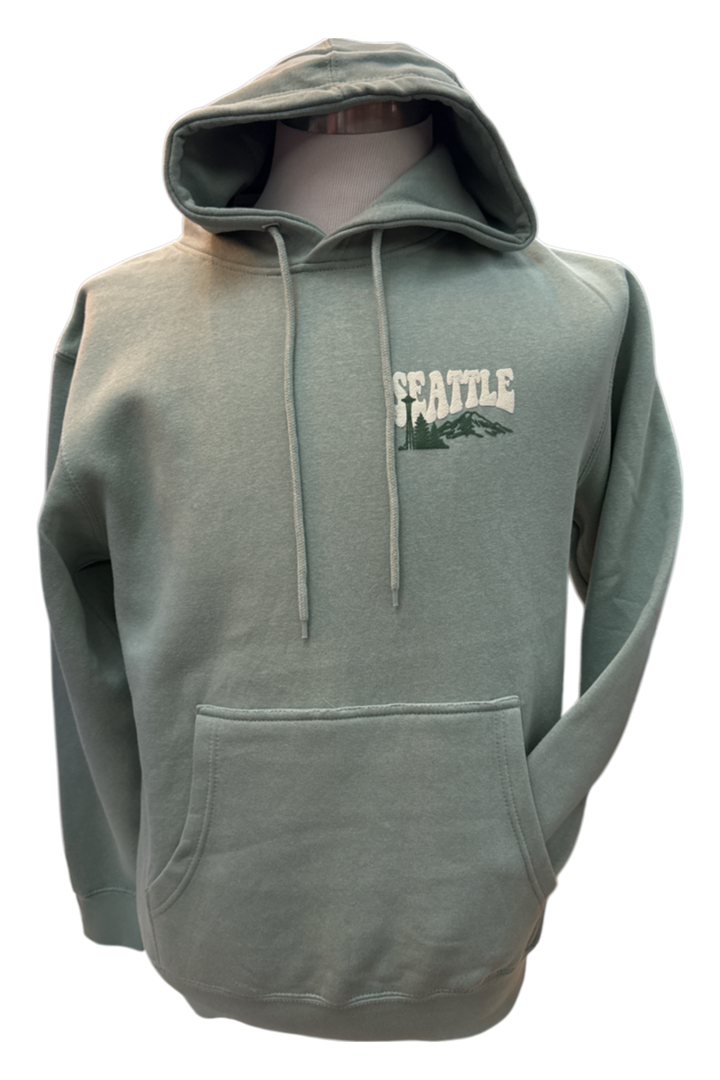 Seattle Puffy Letters Hoodie