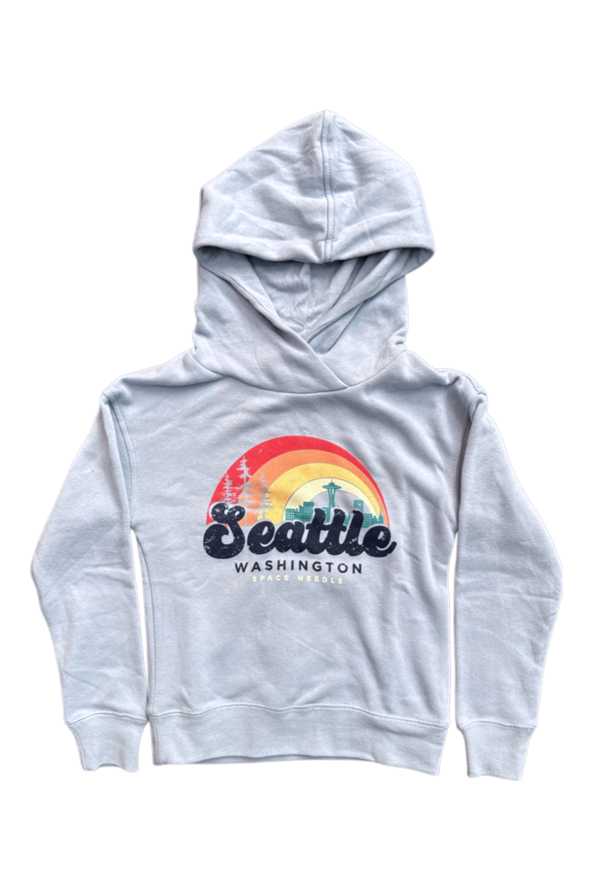 Youth Seattle Rainbow Hoodie