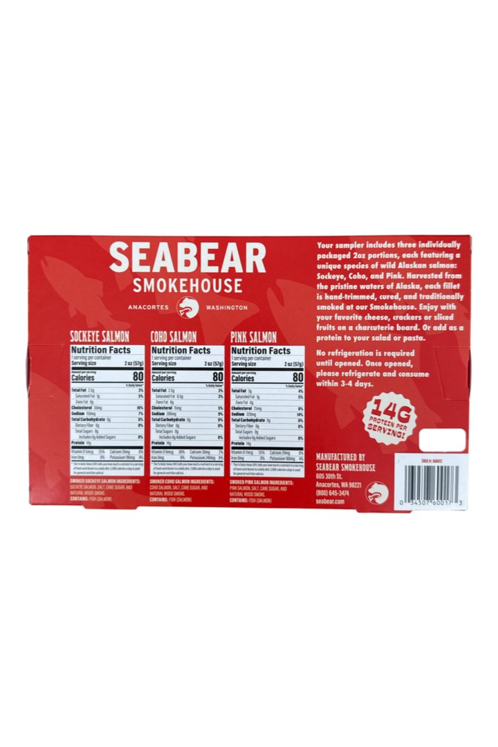 2 Oz Smoked Salmon Sampler Pack