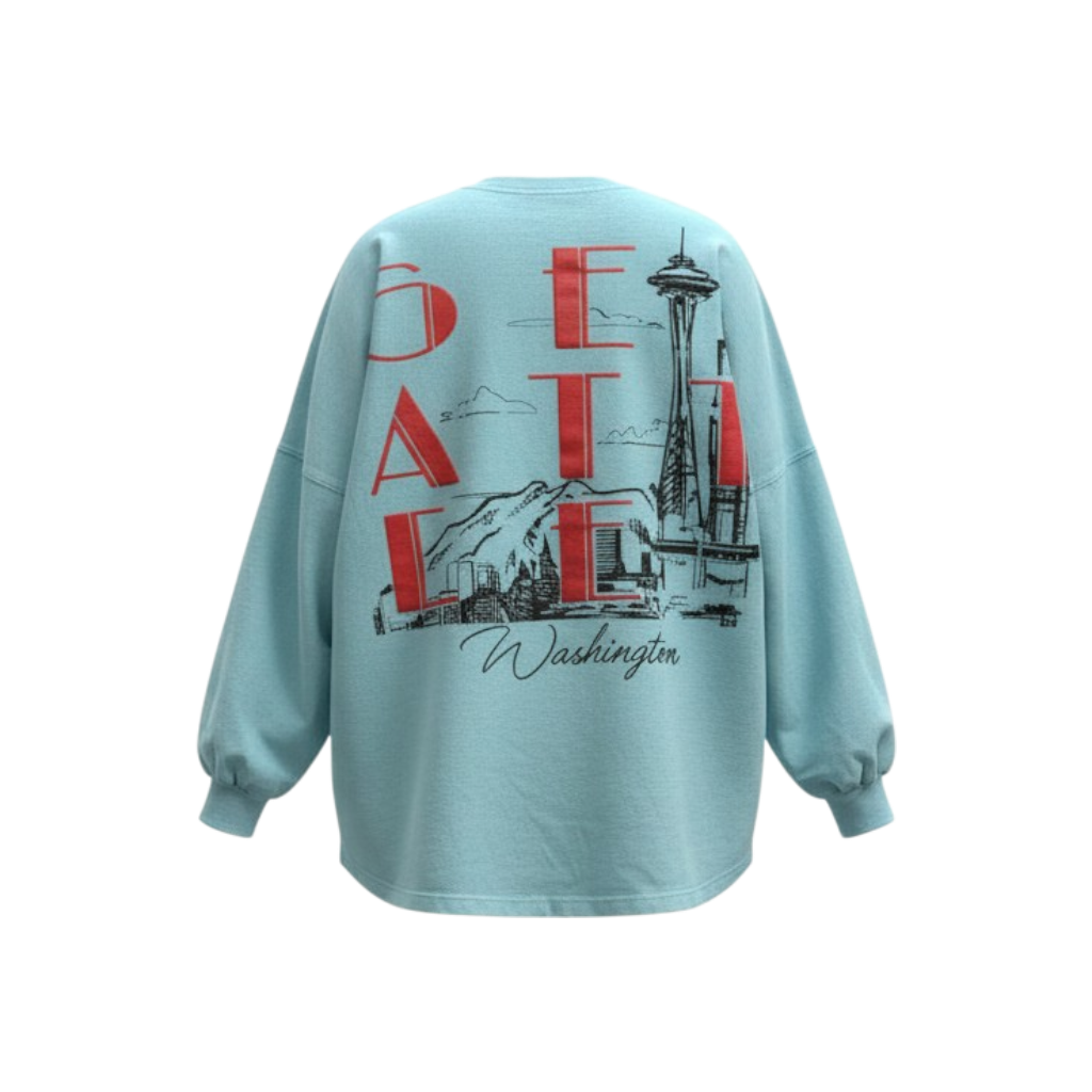 Seattle Spirit Jersey Crew Neck Sweatshirt