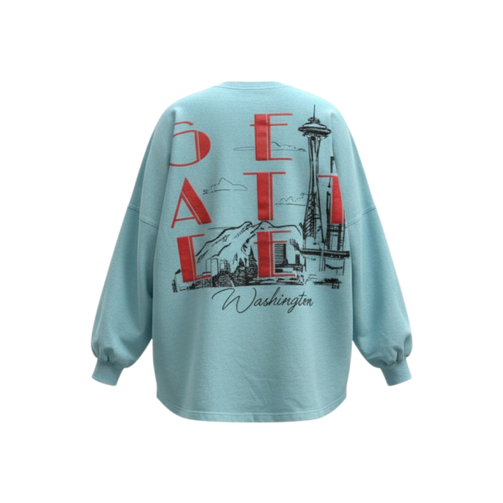 Seattle Spirit Jersey Crew Neck Sweatshirt