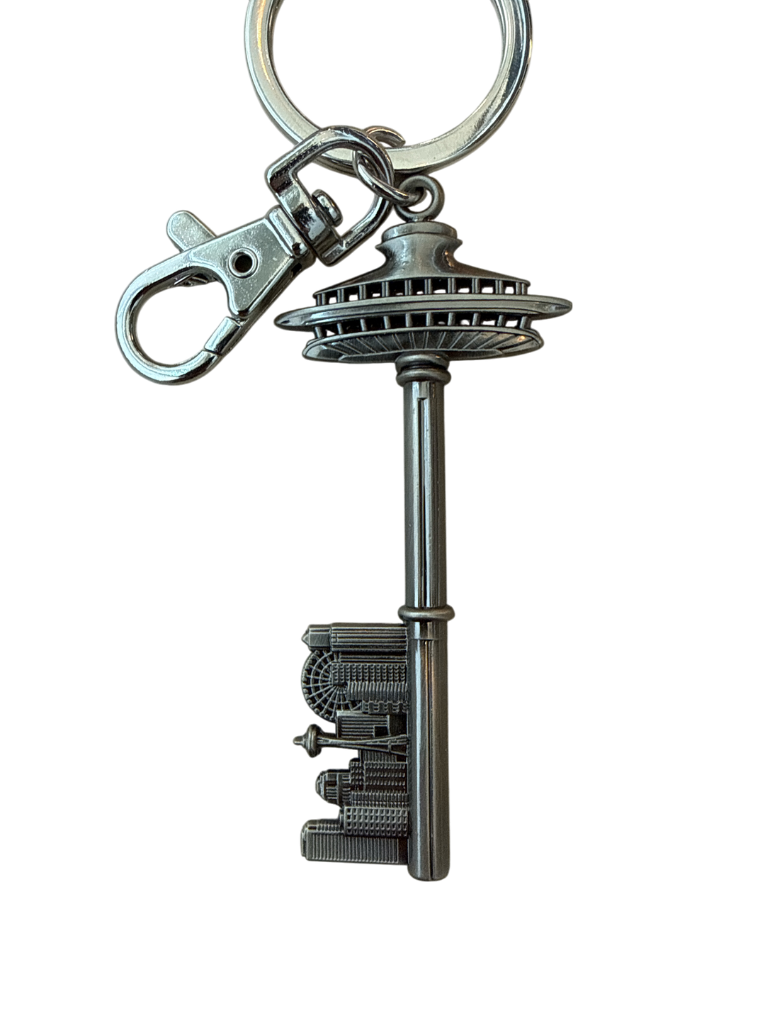 Space Needle Top House Keychain