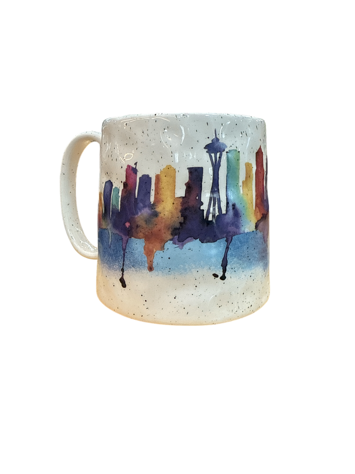 Watercolor Skyline Mug