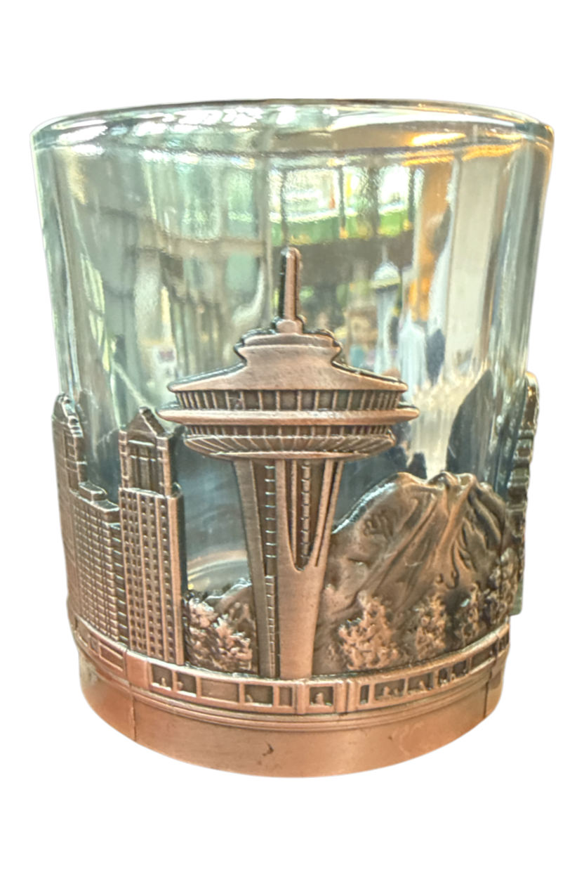 Space Needle Whiskey Glass