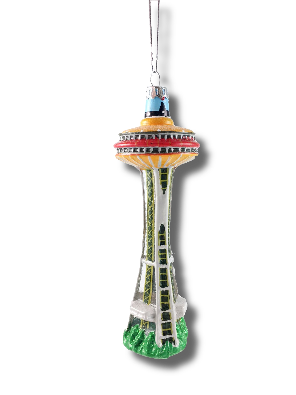Space Needle Blown Glass Ornament