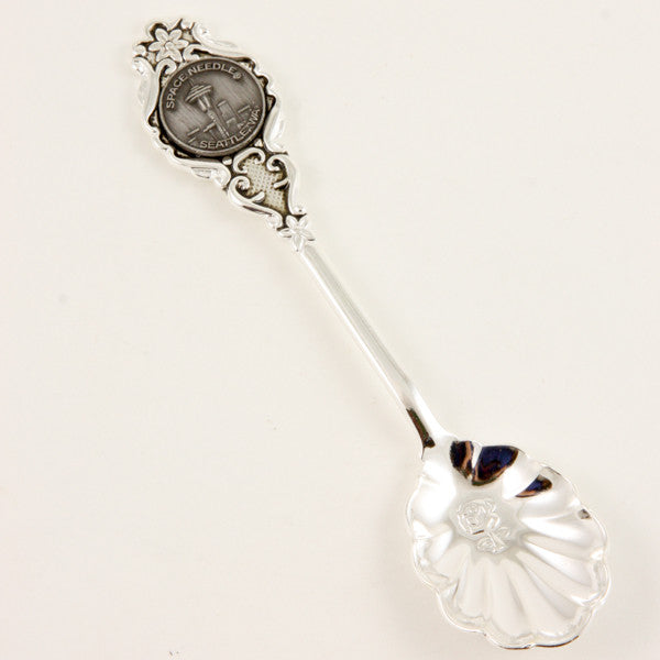 Space Needle Fluted Souvenir Spoon