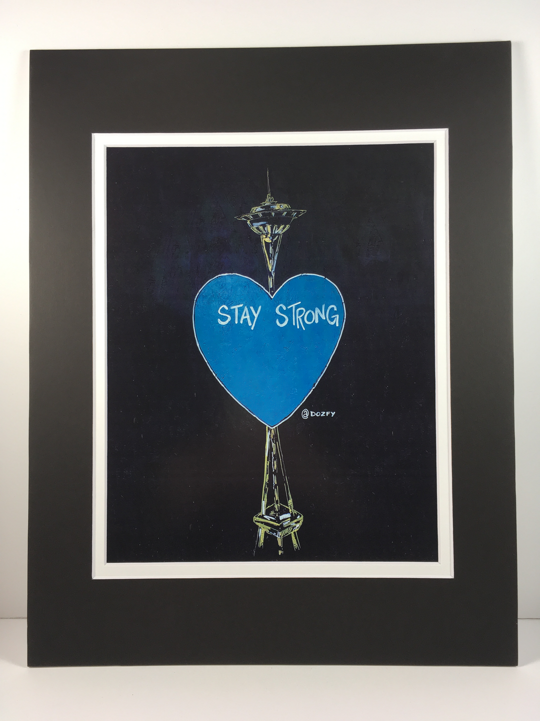 Dozfy "Stay Strong" Matted Print