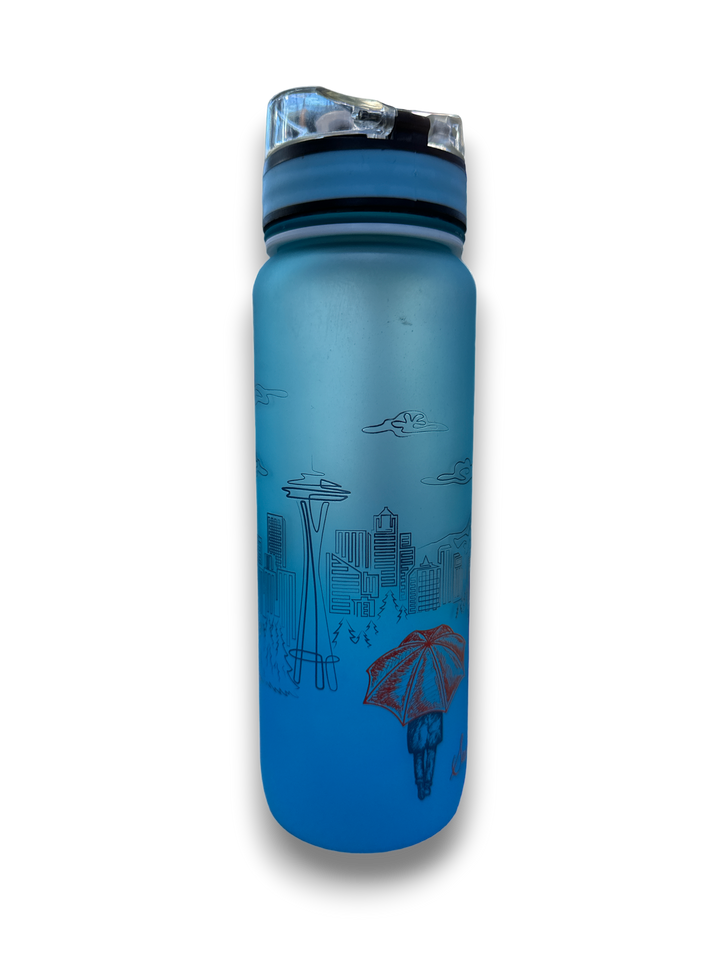 Semi Transparent Water Bottle