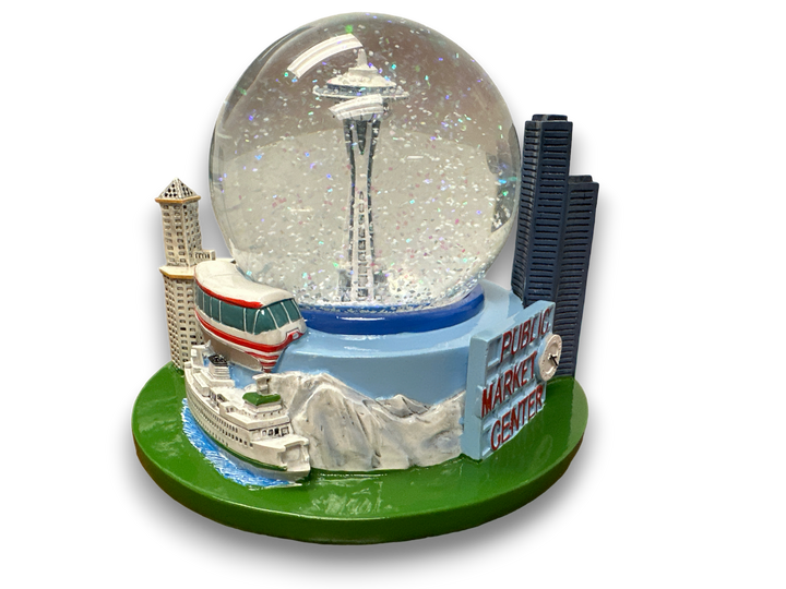 100mm Seattle Cityscape Snow Globe