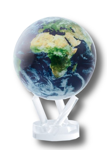 MOVA Rotating Earth Globe with Clouds
