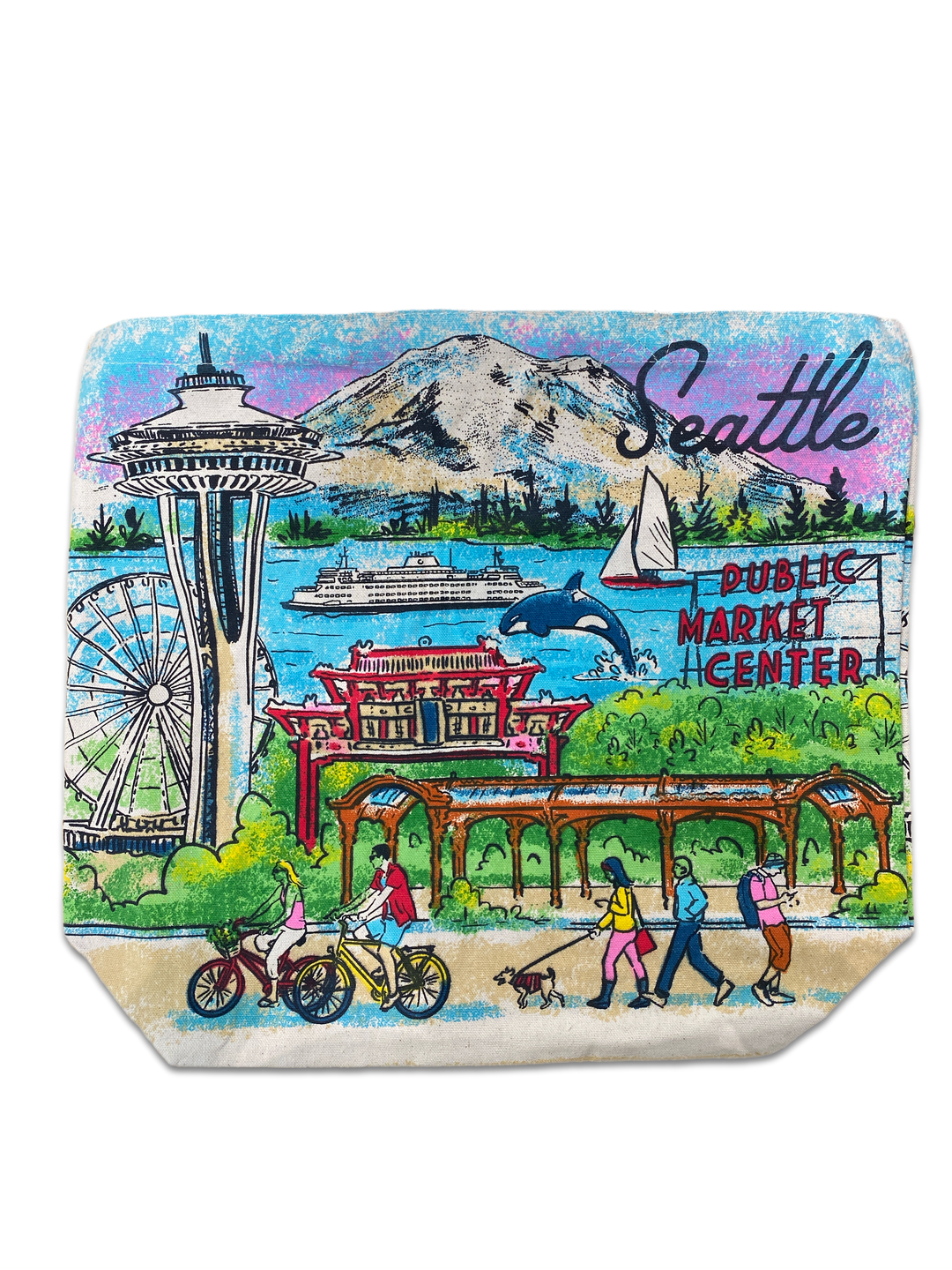 Seattle Canvas Tote Bag