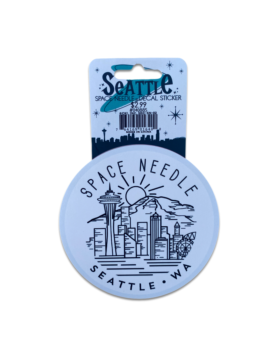 Seattle Round Sticker