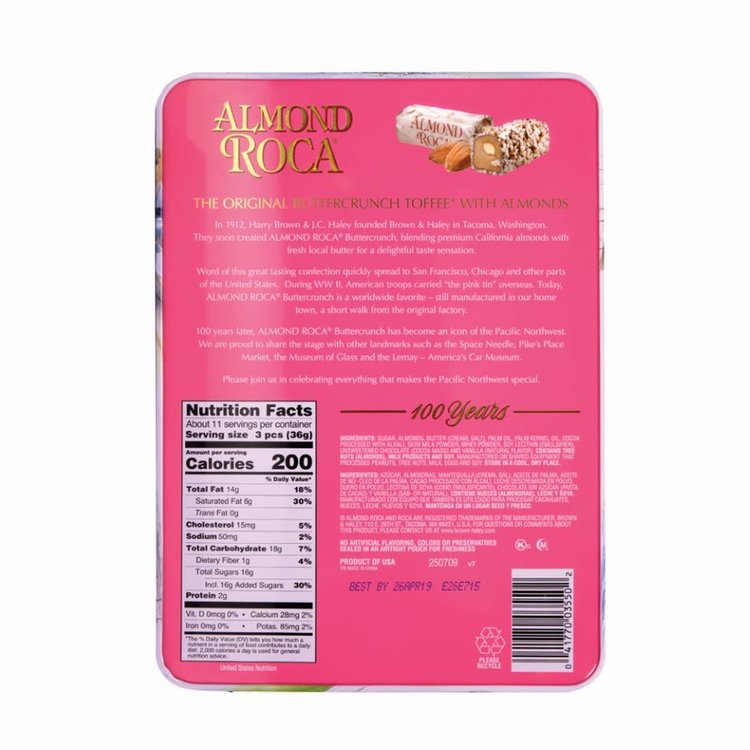 Almond Roca Seattle Tin 14oz