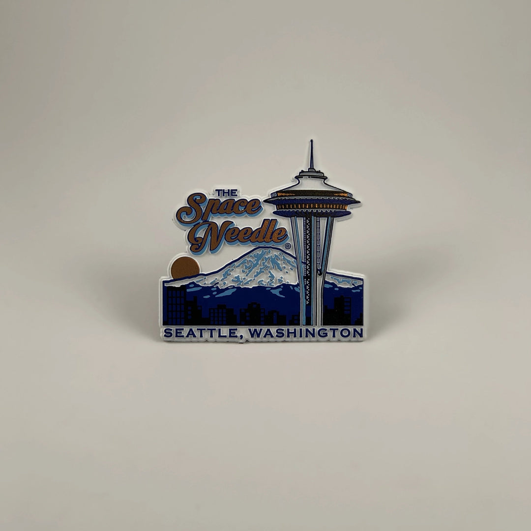 Space Needle with Mt. Rainier Magnet